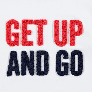 Junior - Tee-shirt manches longues en jersey avec inscriptions en bouclette 