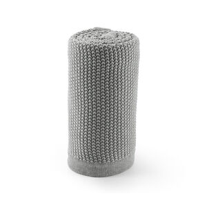 Couverture Tricot coton - Gris perle 