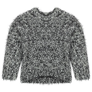 Pull en tricot effet "poils" 