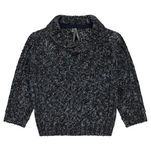 Pull en tricot avec col croisé 