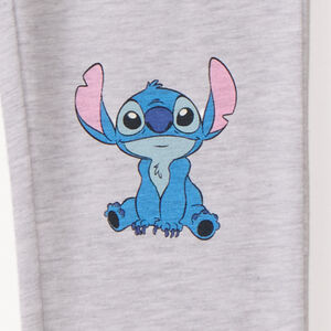 Legging uni print Stitch Disney fille 