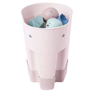 Box de rangement jouets de bain Ellie l'éléphant Blush 