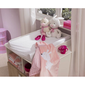 Couverture en velours et jersey avec lapin et étoile brodé 