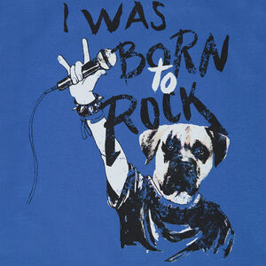 Junior - Tee-shirt manches longues en jersey avec print fantaisie sur le devant 