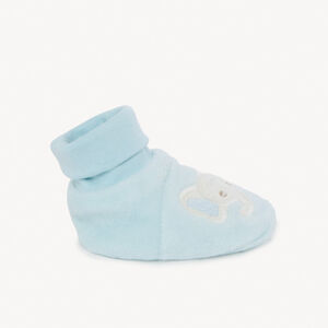 Chaussons éléphant en velours pour bébé garçon 