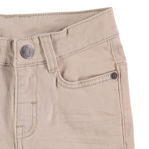 Junior - Pantalon en twill uni effet crinkle 
