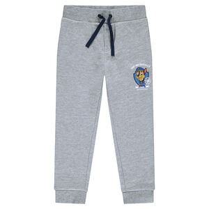 Pantalon de jogging gris chiné avec print Pat Patrouille 