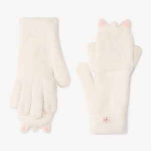 Gants 2 en 1 Licorne effet fourrure fille 