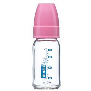 Biberon Verre Rose 120 ml 