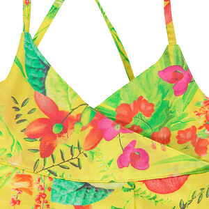 Junior - Tunique volantée imprimé fleurs 