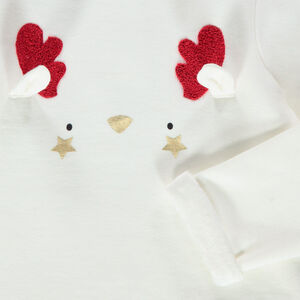 Sweat en molleton contrecollé sherpa esprit Noël 