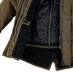 Parka 2 en 1 doublée sherpa avec blouson amovible intégré 