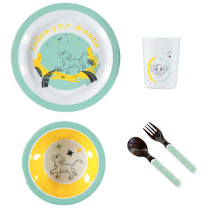 Set repas 5 pièces Simba Le Roi lion Disney 