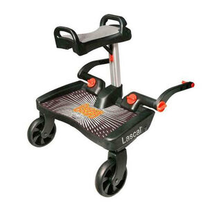BuggyBoard Maxi + Saddle grey/black 