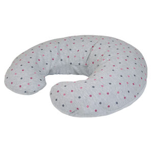 Coussin d'allaitement Softy Feed - Gris à pois 