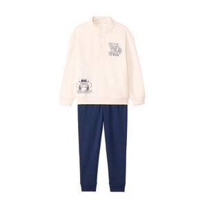 Ensemble jogging molleton print road trip garçon 