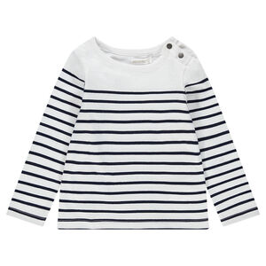 Marinière en jersey avec rayures contrastées  