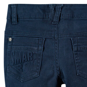 Pantalon en twill surteint avec poche fantaisie au dos 