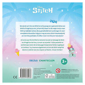 NL/FR – Disney Stitch Tattoo Fun 50 tatouages amusants +3A / Disney Stitch Tattoo Fun 50 superleuke tattoos +3J 