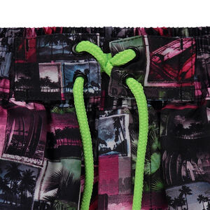 Junior - Short de bain avec imprimé paysages all-over 