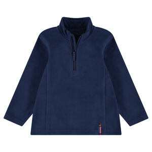 Junior - Sweat en polaire avec ouverture zippée sur le devant 