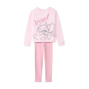 Ensemble sweat Angel Disney + caleçon long fille 