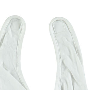 Bavoir en jersey forme bandana avec message printé 