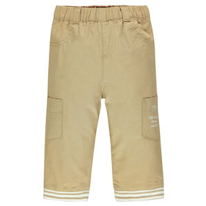 Pantalon doublé jersey avec poches sur les côtés 