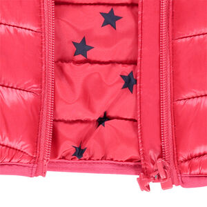 Junior - Doudoune light imperméable à capuche avec sac de rangement imprimé 