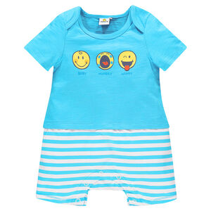 Combinaison courte effet 2 en 1 Smiley  