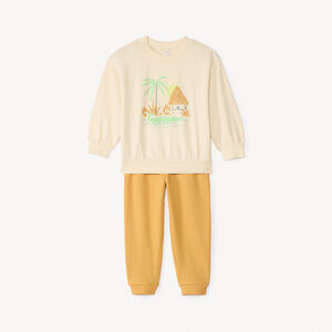 Ensemble jogging avec print dessin pour bébé garçon 