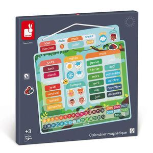 Calendrier magnétique FR + 71 magnets 