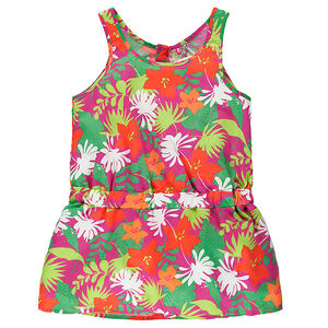 Junior - Tunique sans manches imprimé fleurs 