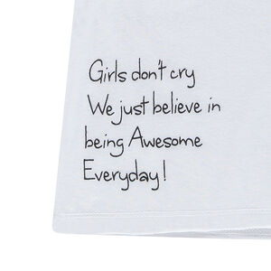 Junior - Tee-shirt manches longues en jersey avec messages printés 