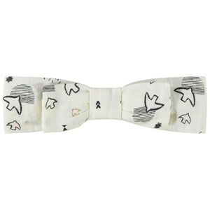Bandeau à nœud imprimé fantaisie pour bébé fille 