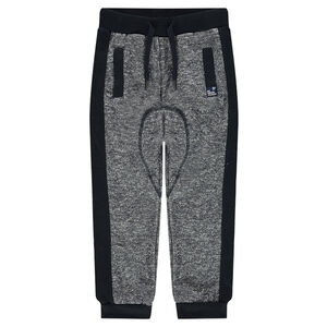 Pantalon de jogging en molleton twisté avec poches passepoilées 