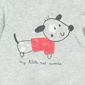 Dors bien en velours avec print ouverture adaptée à l'âge 