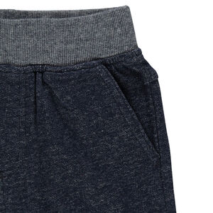 Pantalon uni en molleton 