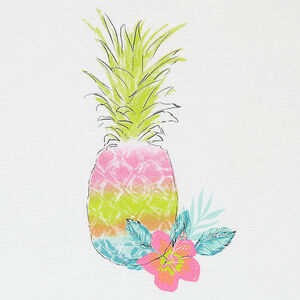 Junior - Ensemble tee-shirt print ananas pailleté et short imprimé tropical 