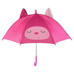 Parapluie à pois avec print et oreilles fantaisie 