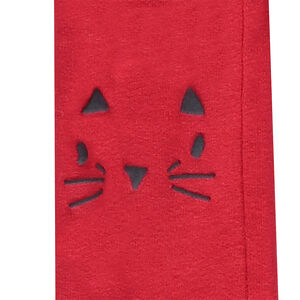 Ensemble avec tunique imprimée, gilet sans manches et legging printé 