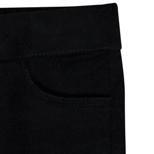 Jegging uni en panne de velours 