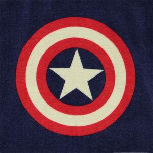 Poncho de bain ludique Captain America Marvel garçon 