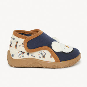 Chaussons bottillons patch brodé ours et oreilles en relief garçon 