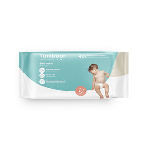 Paquet de 40 lingettes bébé hypoallergéniques 