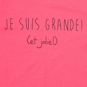 Tee-shirt manches longues en jersey avec message printé 