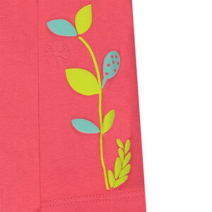 Sous-pull en jersey avec print végéta et ouverture pressionnée dos 