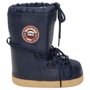 Après-ski à lacets avec badge patché du 28 au 35 