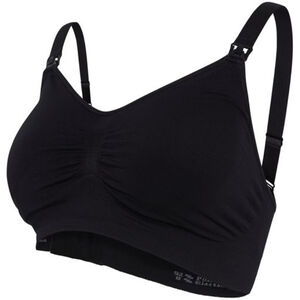 M - Soutien-gorge d'allaitement rembourré sans coutures Noir  