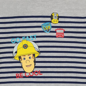 Sweat en molleton avec print Sam le pompier  